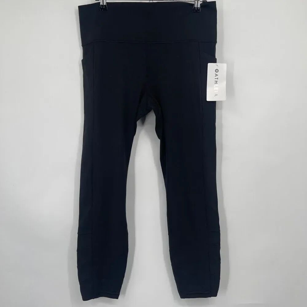 Athleta Salutation Stash Pocket II Cinch 7/8 Tights Sz LXT